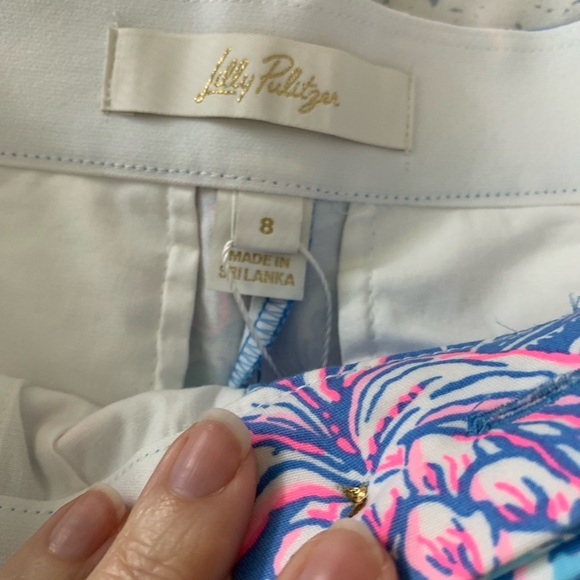 NWT Lilly Pulitzer Gretchen high rise Shorts size 8 - Picture 2 of 5